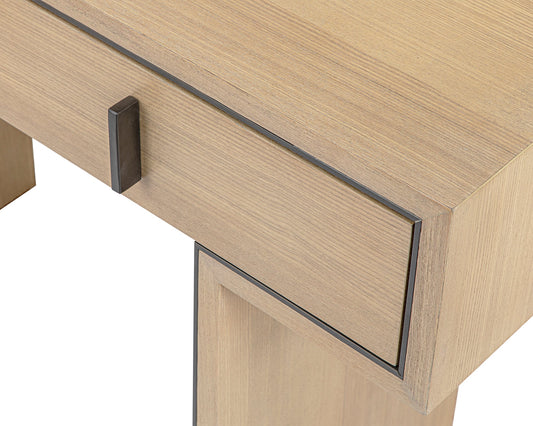 Tigur Console Table  -  Natural Oak