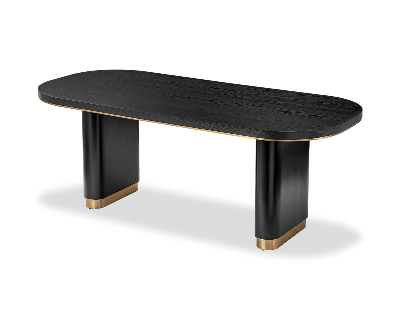 Chaplin Dining Table - Black Ash Veneer