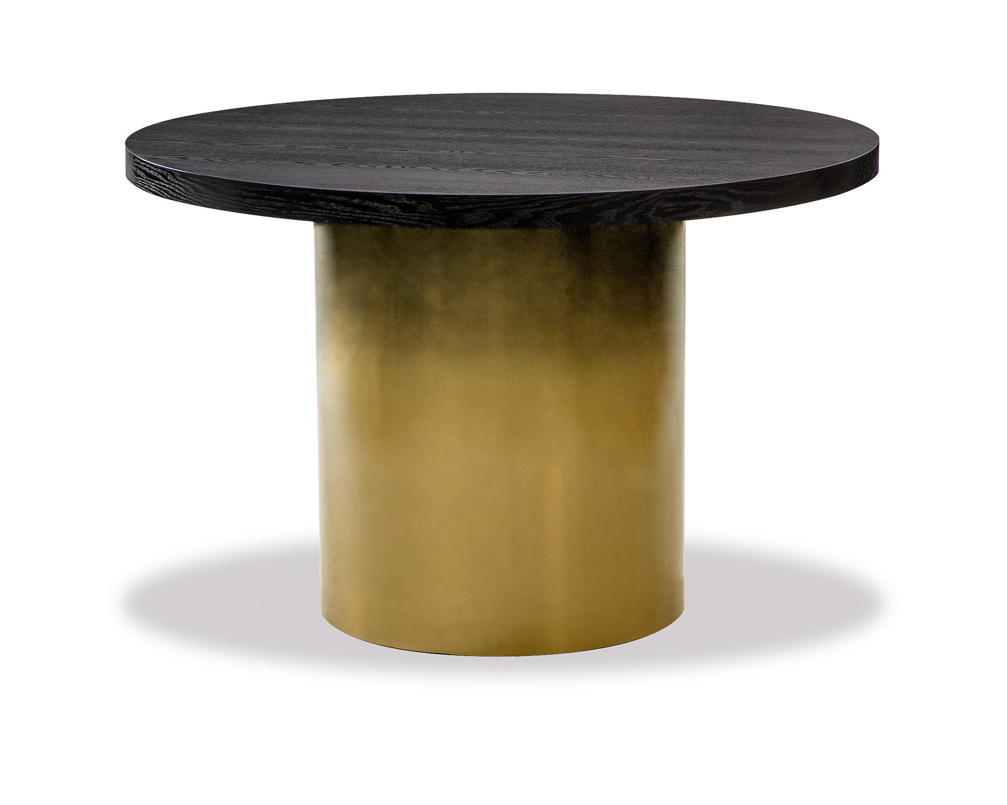 Dim Dining Table Small - Black and Gold Ombre