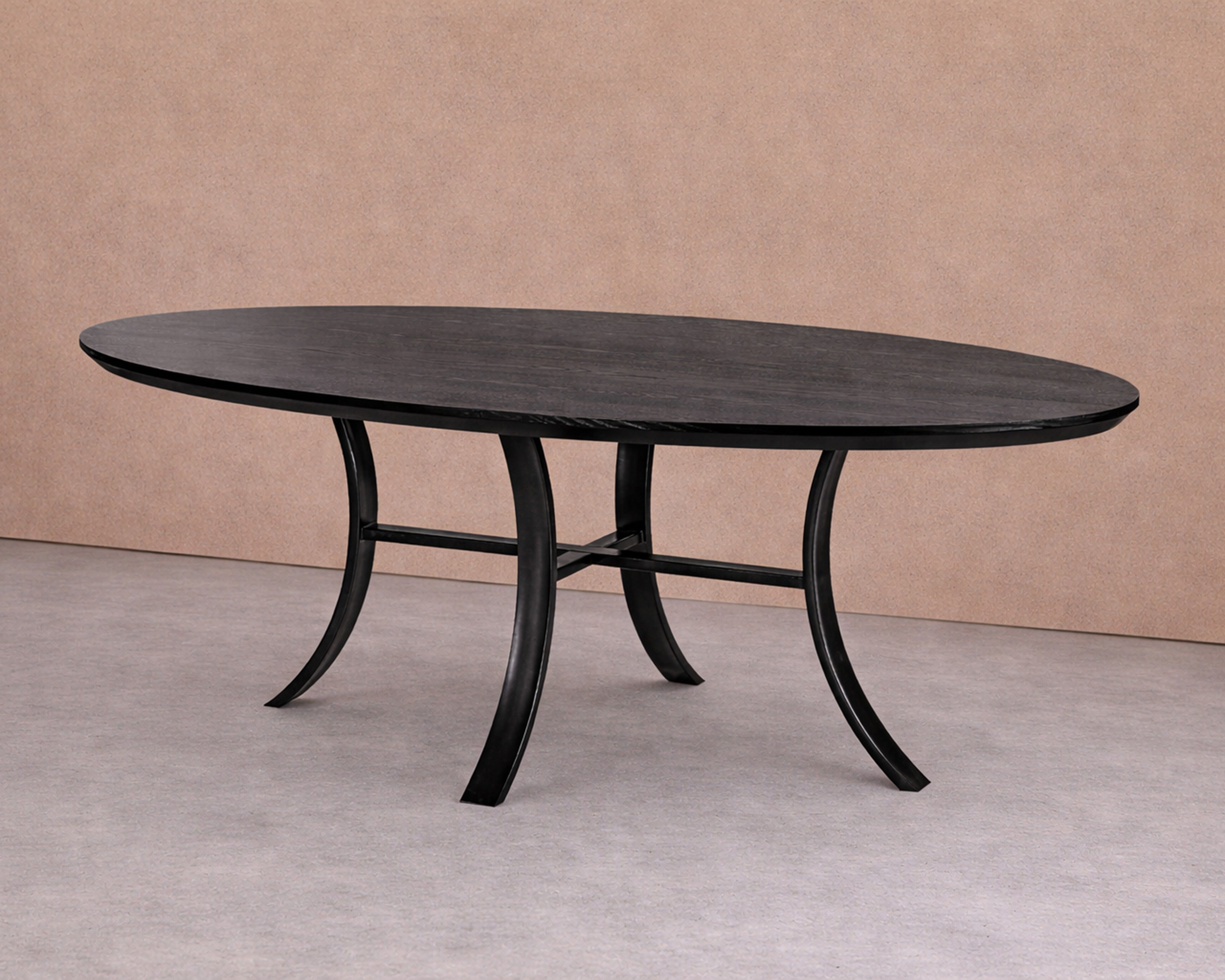 Isola Dining Table - Black Ash Wood