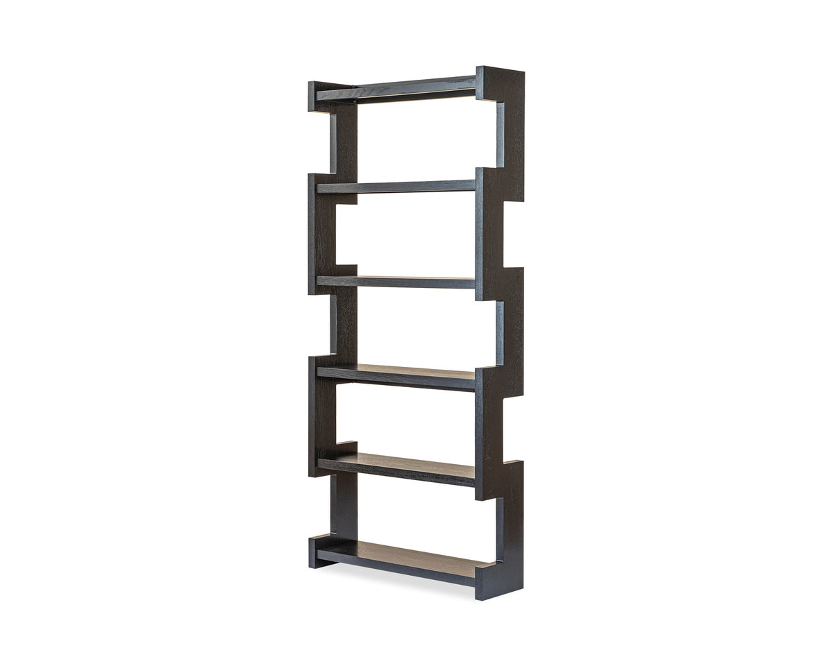 Aldoar Shelving - Black Ash Veneer