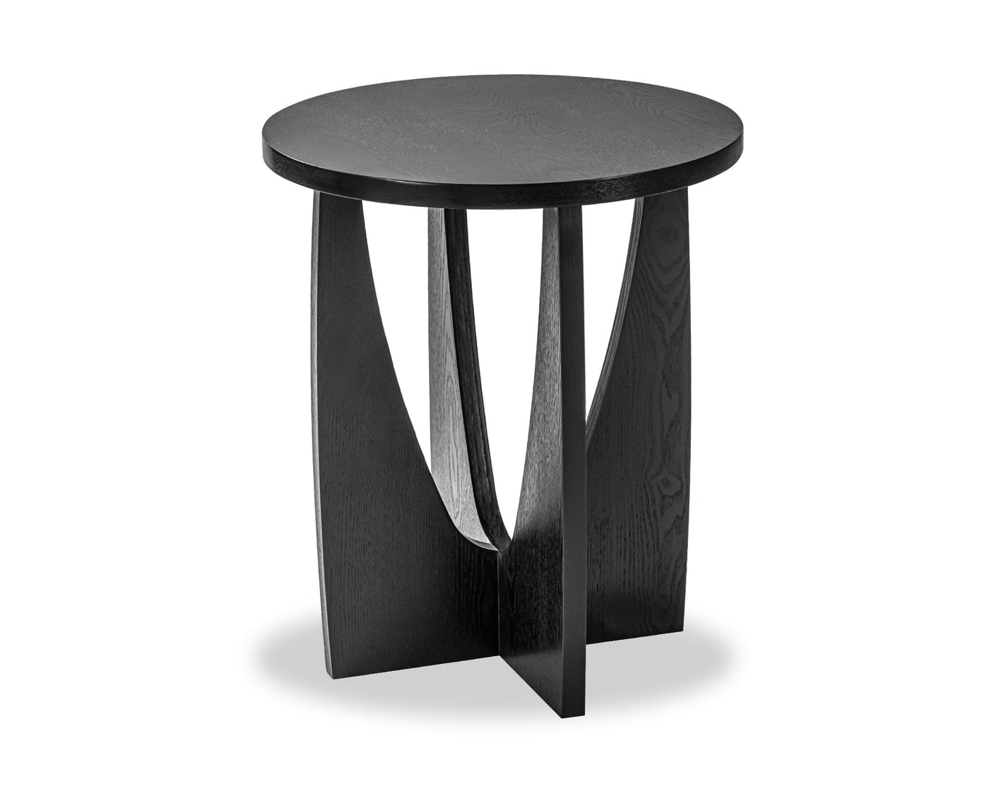 Borne Side Table - Matt Black Ash