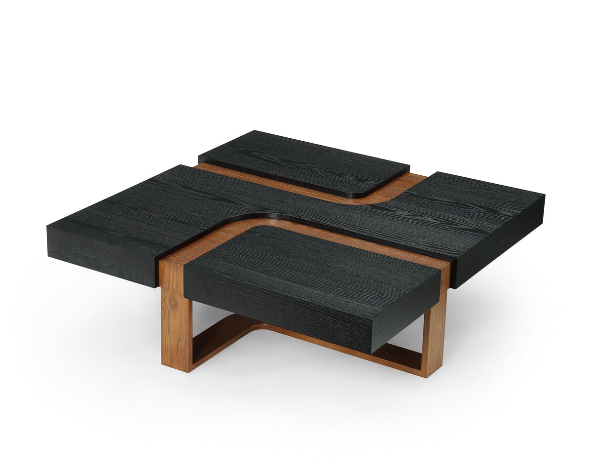 Grove Coffee Table  -  Wenge & Classic Brown