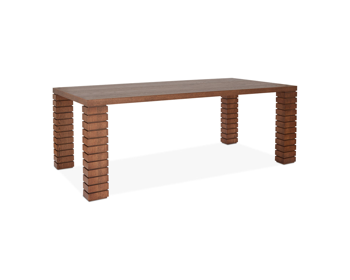 Pascal Dining Table - Brushed Brown
