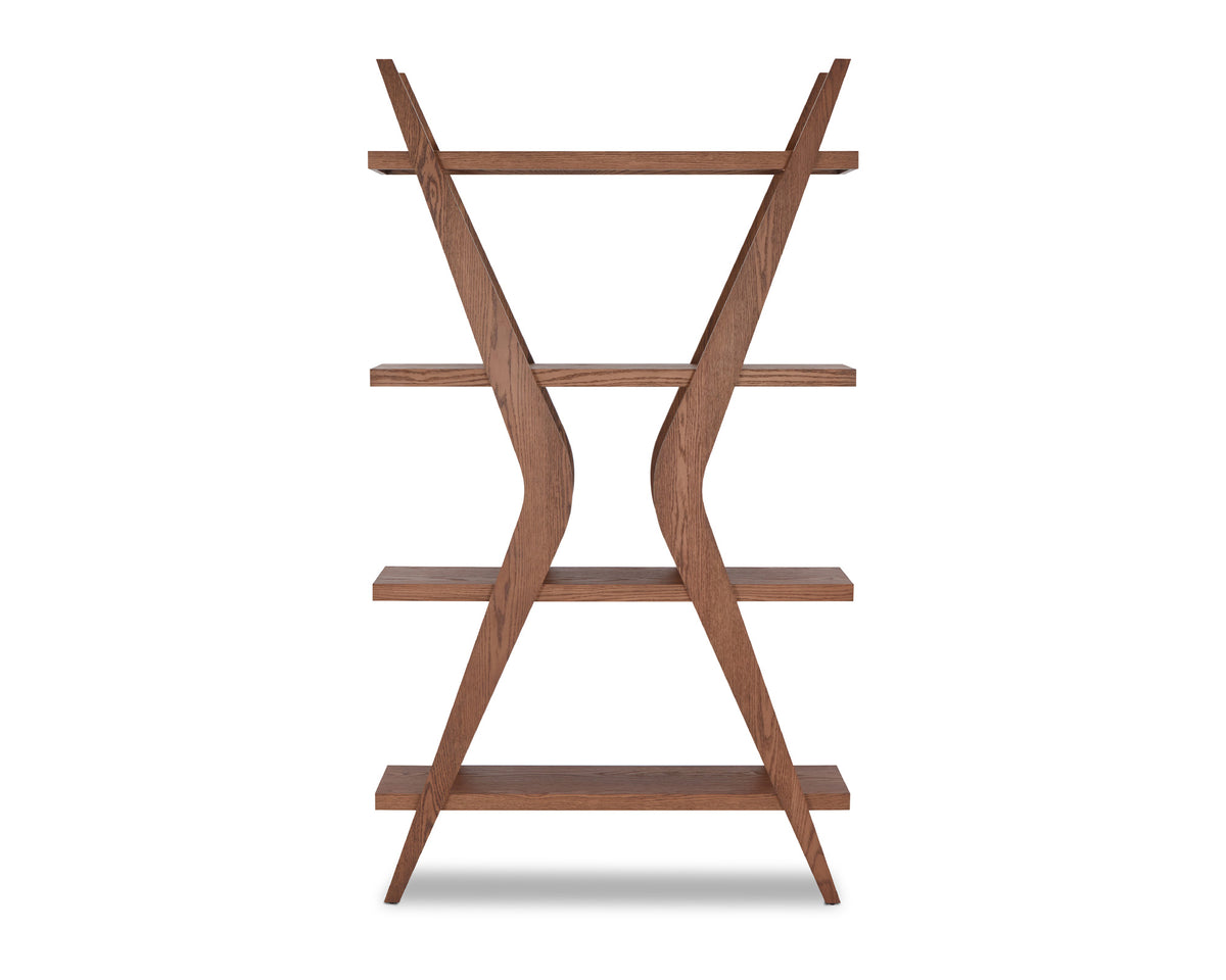 Espada Shelving - Brushed Brown Ash