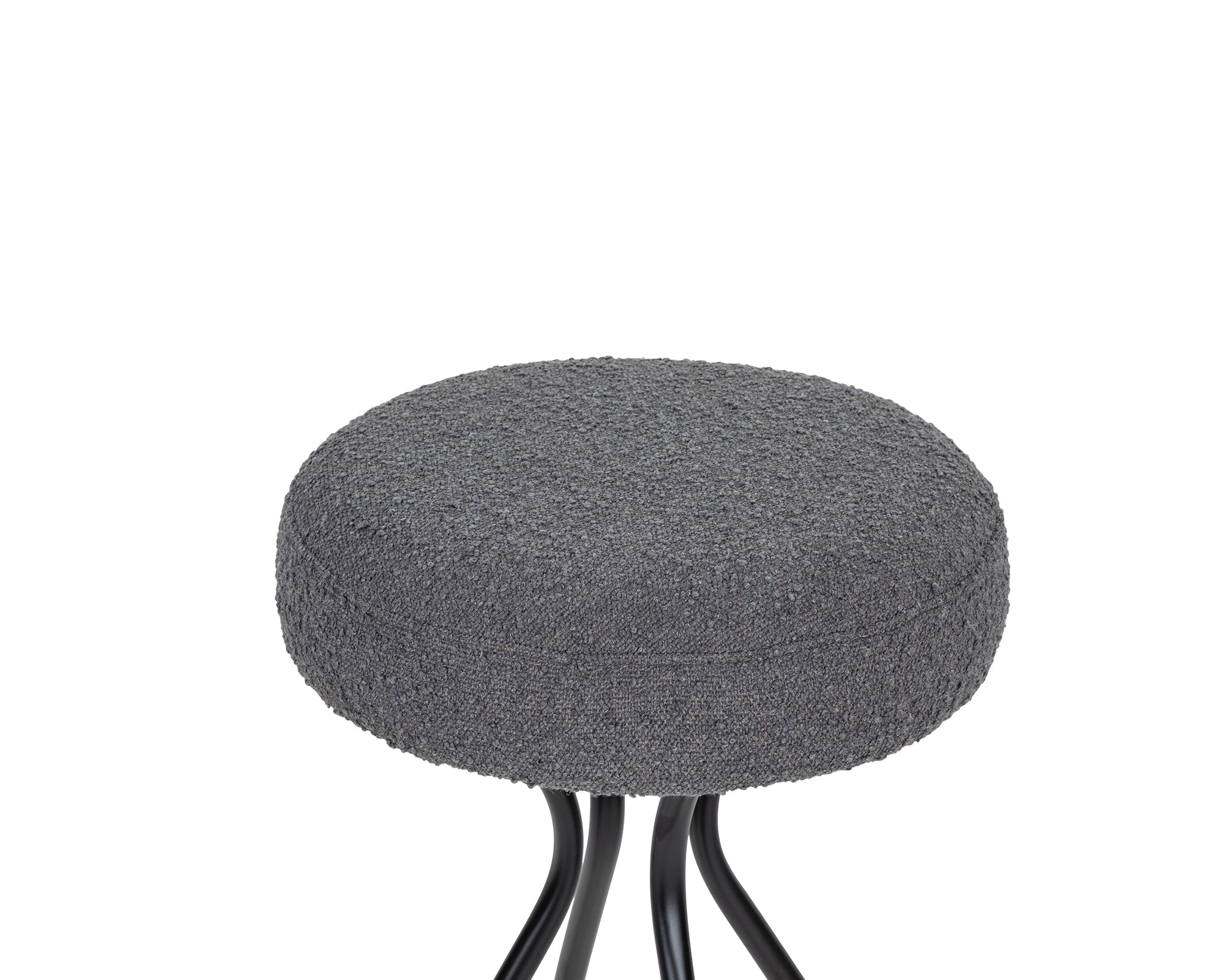 Hydra Counter Stool  -  Boucle Graphic Grey