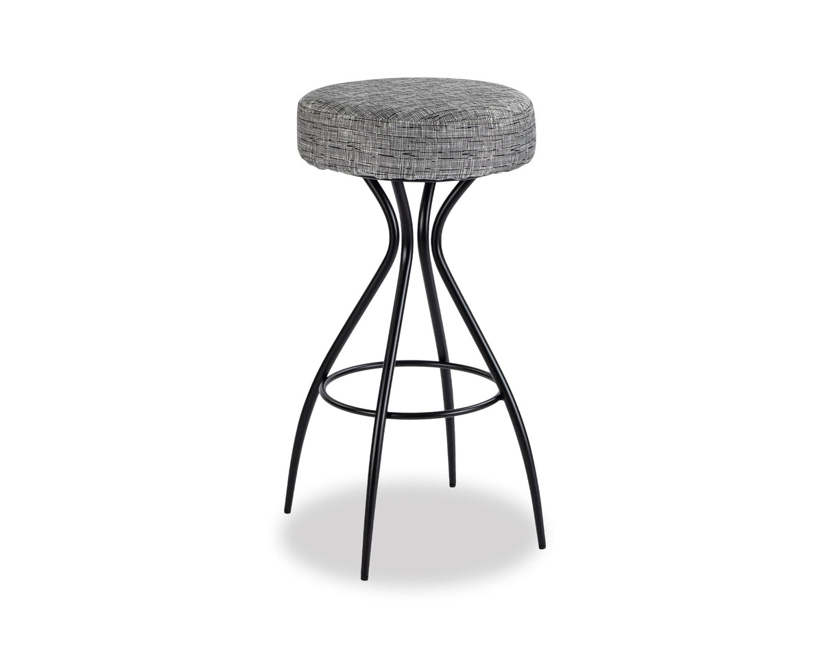 Hydra Bar Stool  -  Artesan Black & White