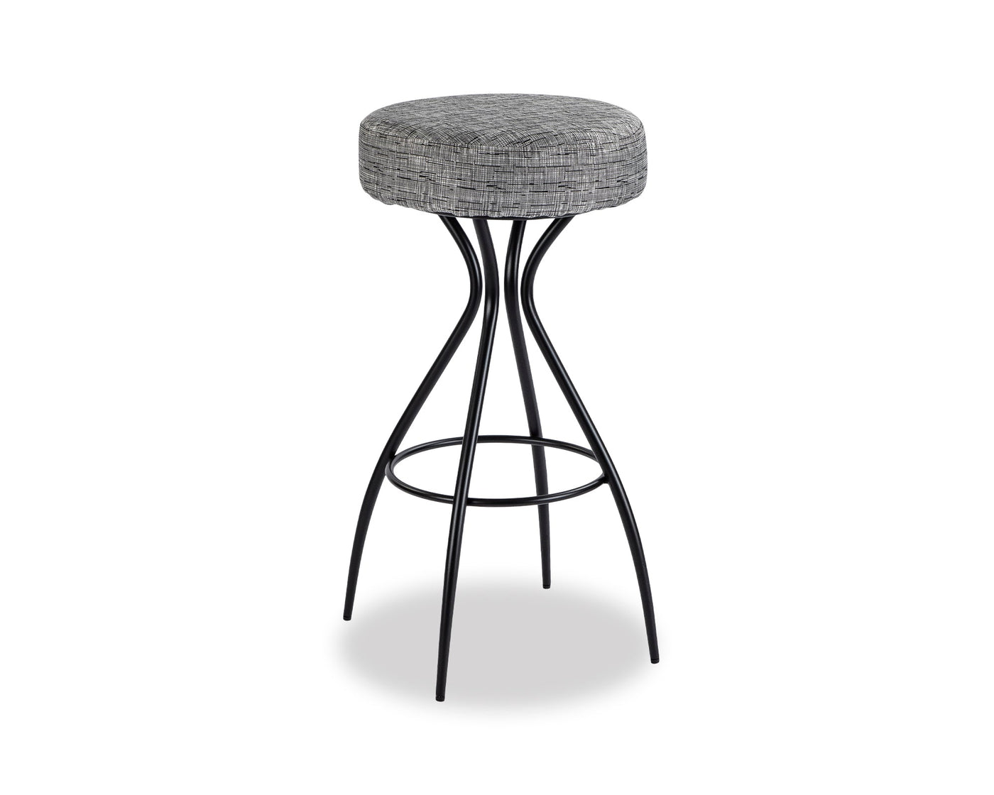 Hydra Bar Stool - Artesan Black & White