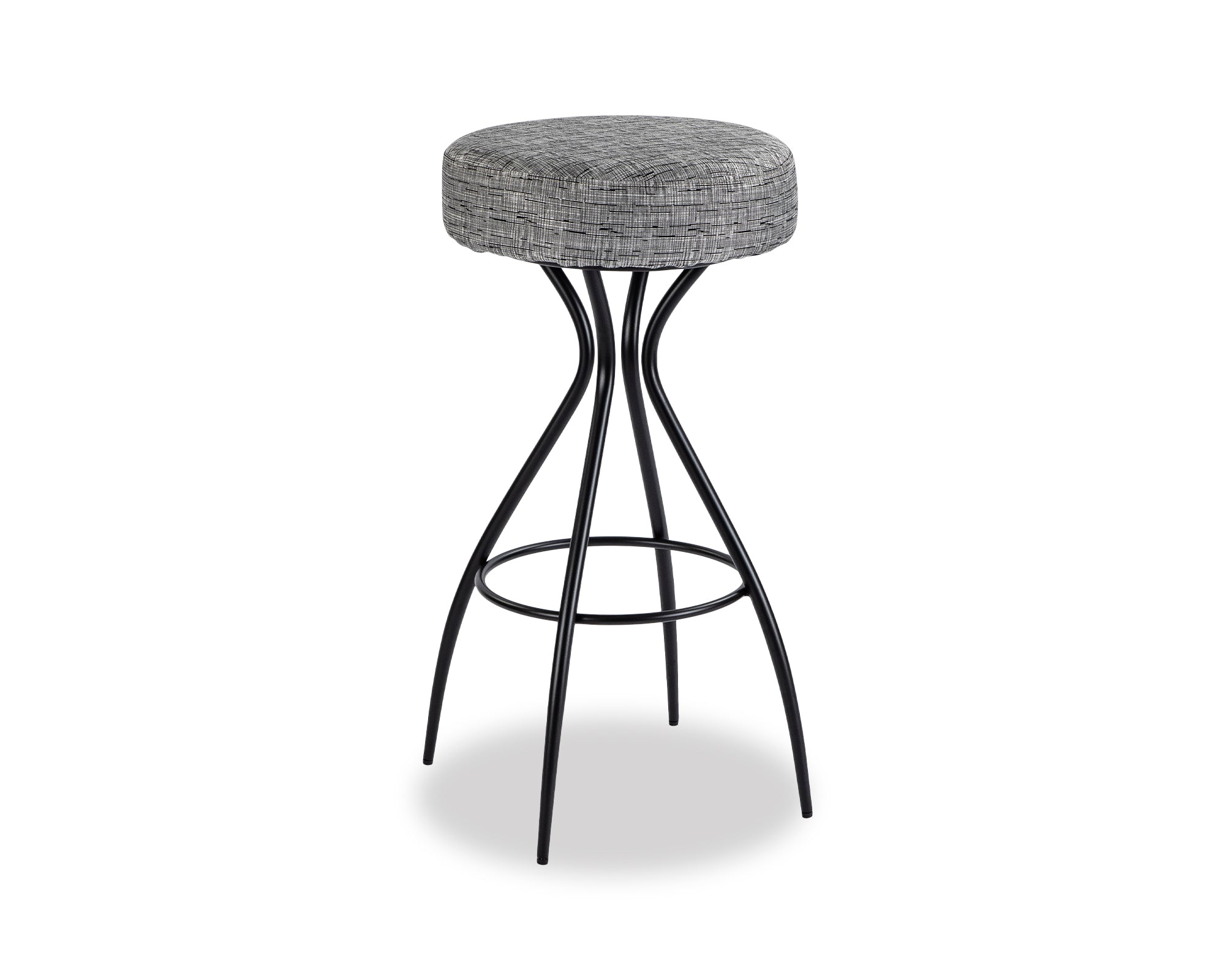 Hydra Bar Stool  -  Artesan Black & White