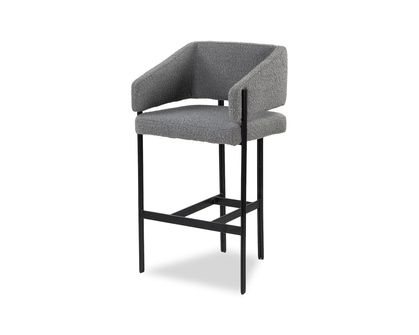Tatler Bar Stool (small) - Boucle Grey