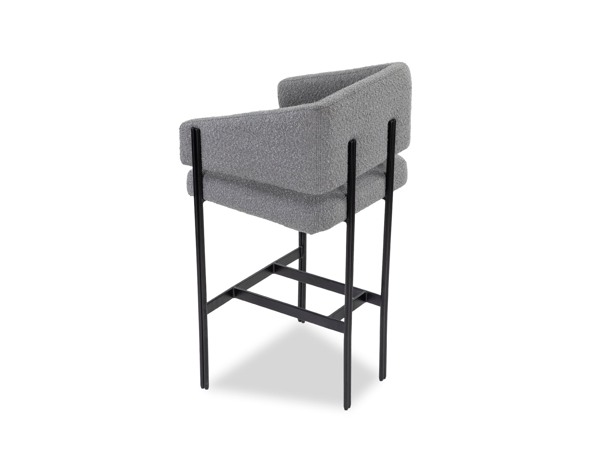 Tatler Bar Stool (small) -  Boucle Grey