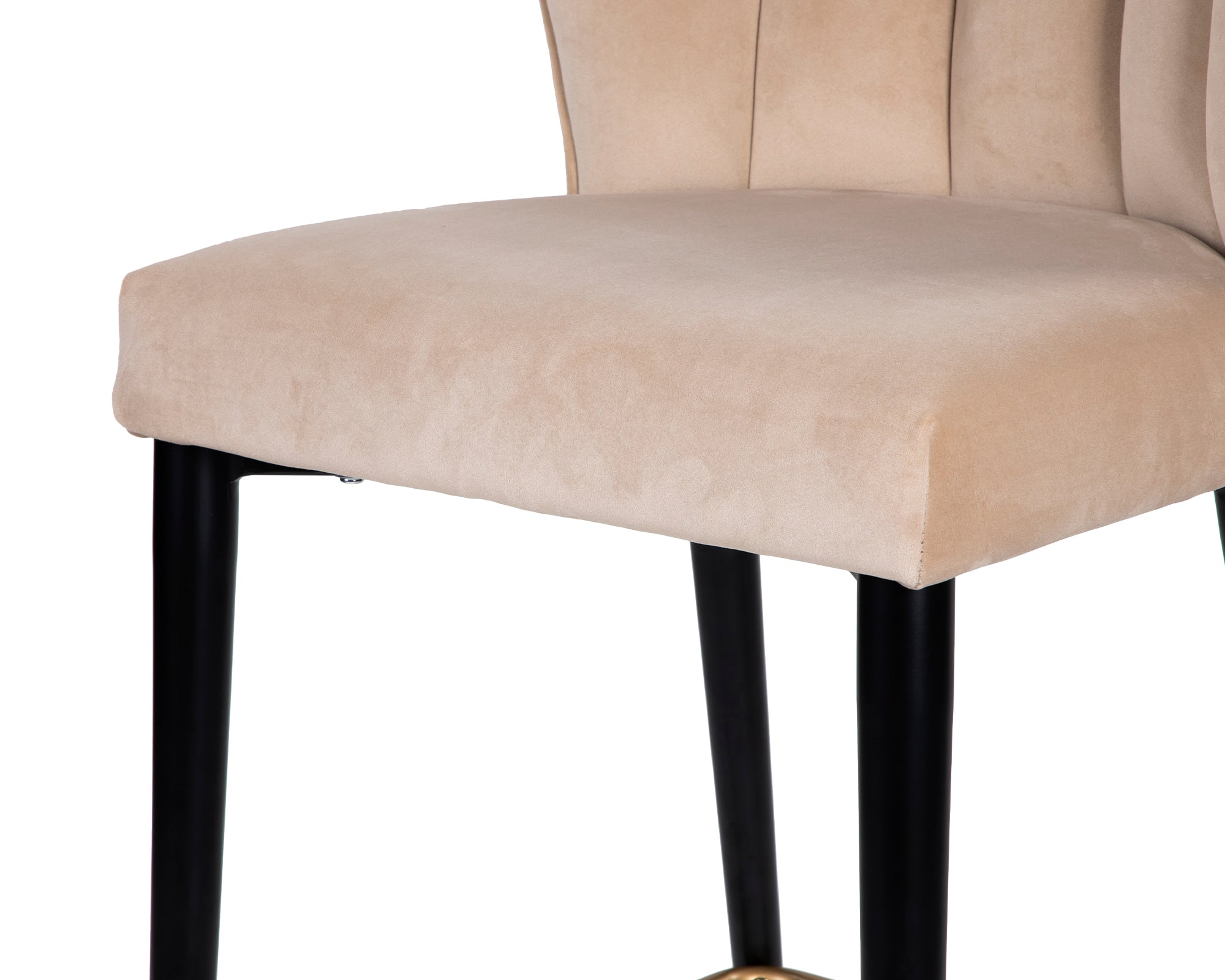 Maya Counter Stool  -  Kaster Mushroom Velvet