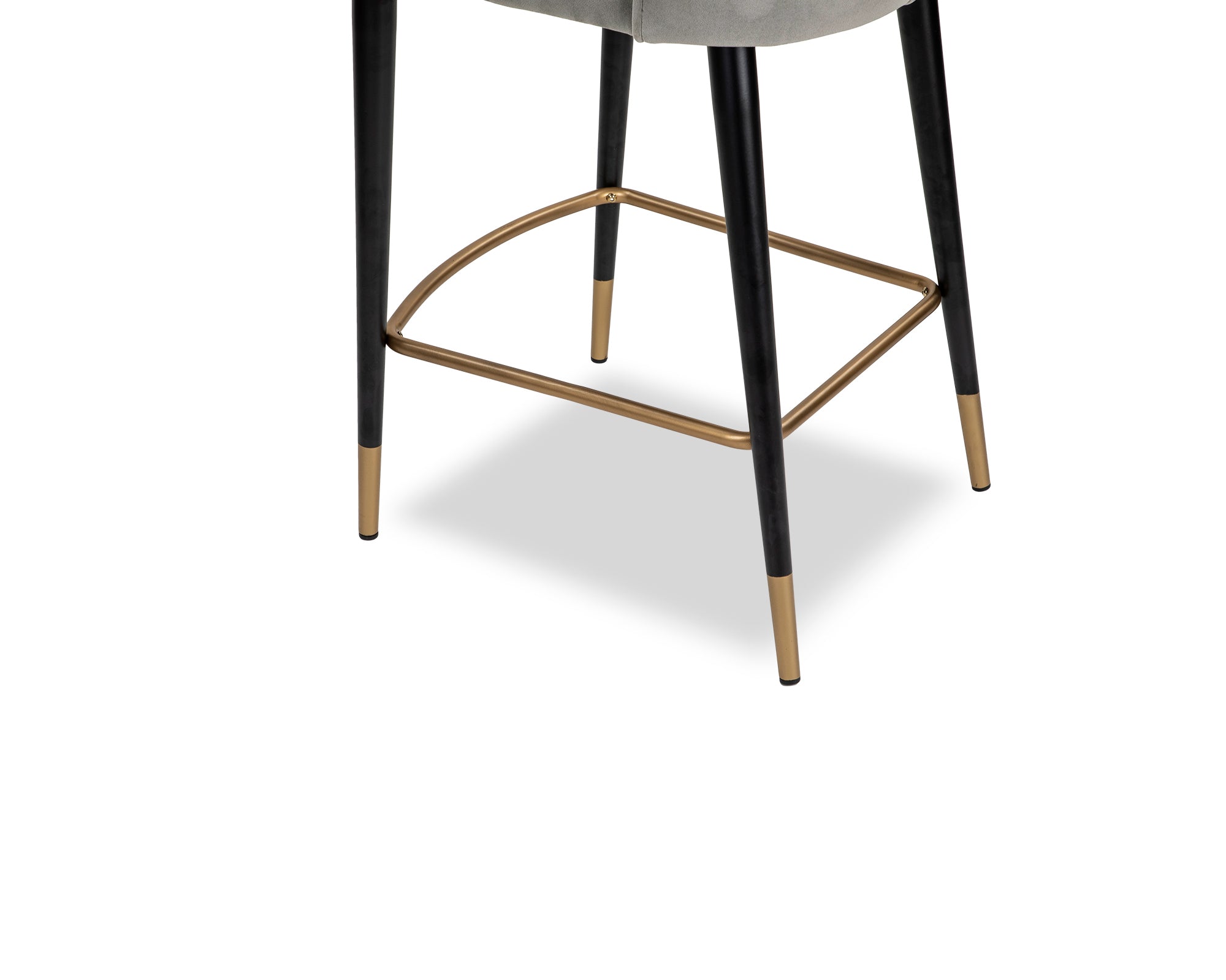 Maya Counter Stool  -  Kaster II Anchor Grey Velvet