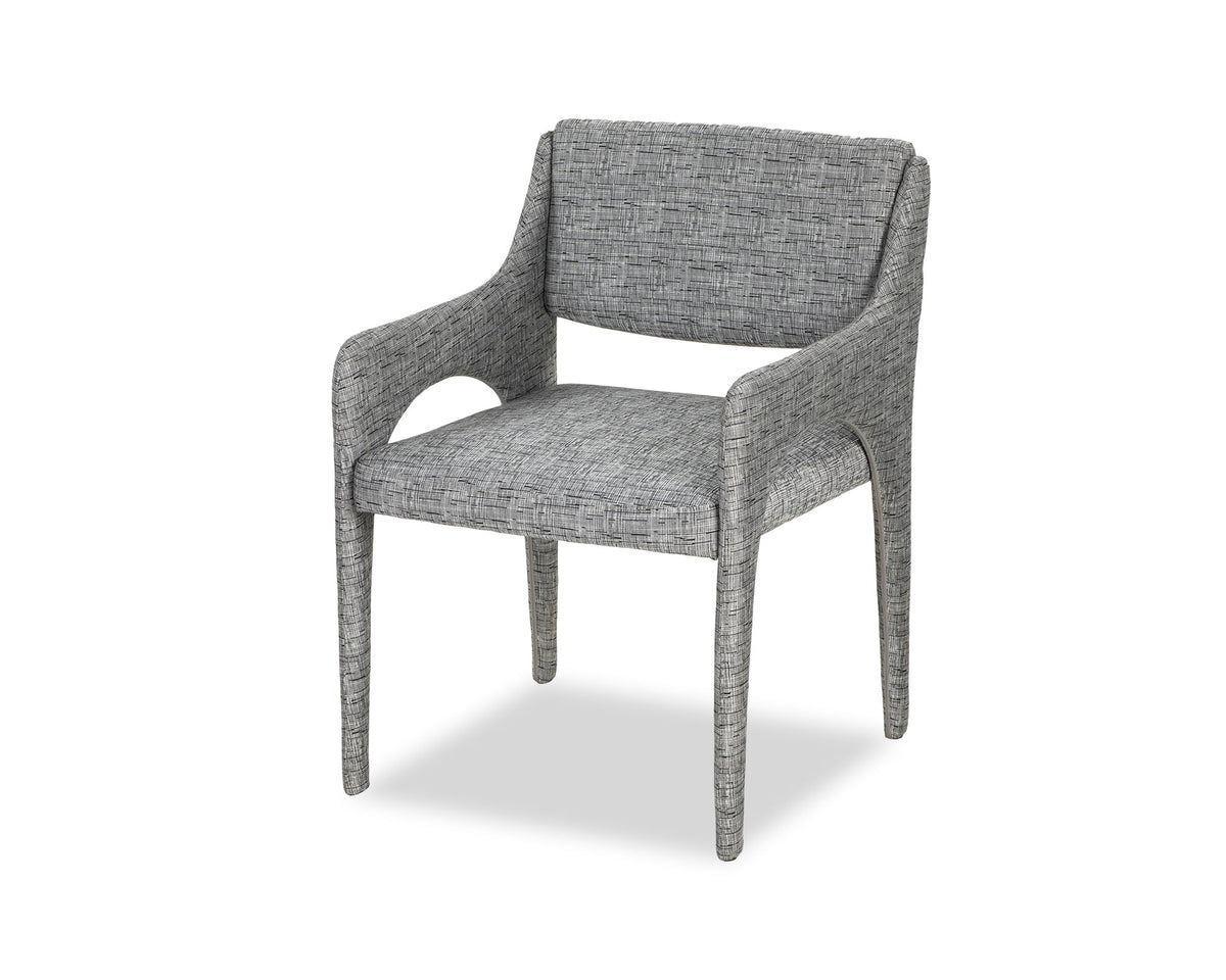 Godard Dining Chair  -  Artesan Black/White