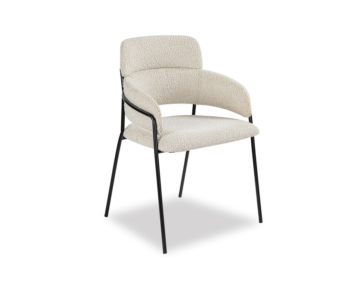 Alice Dining Chair  -  Boucle Sand