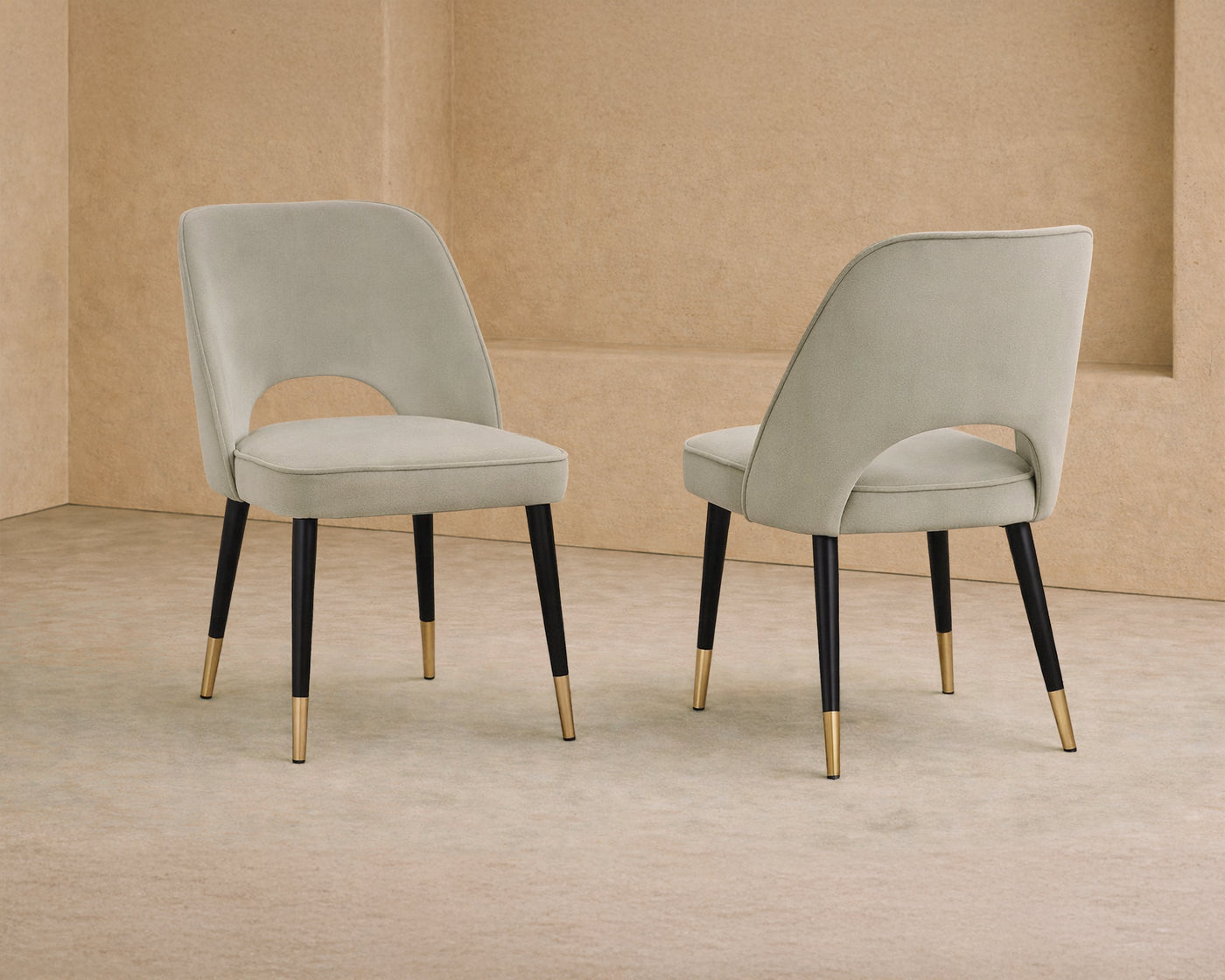 Jagger Dining Chair (set of 2) - Megan Light Grey