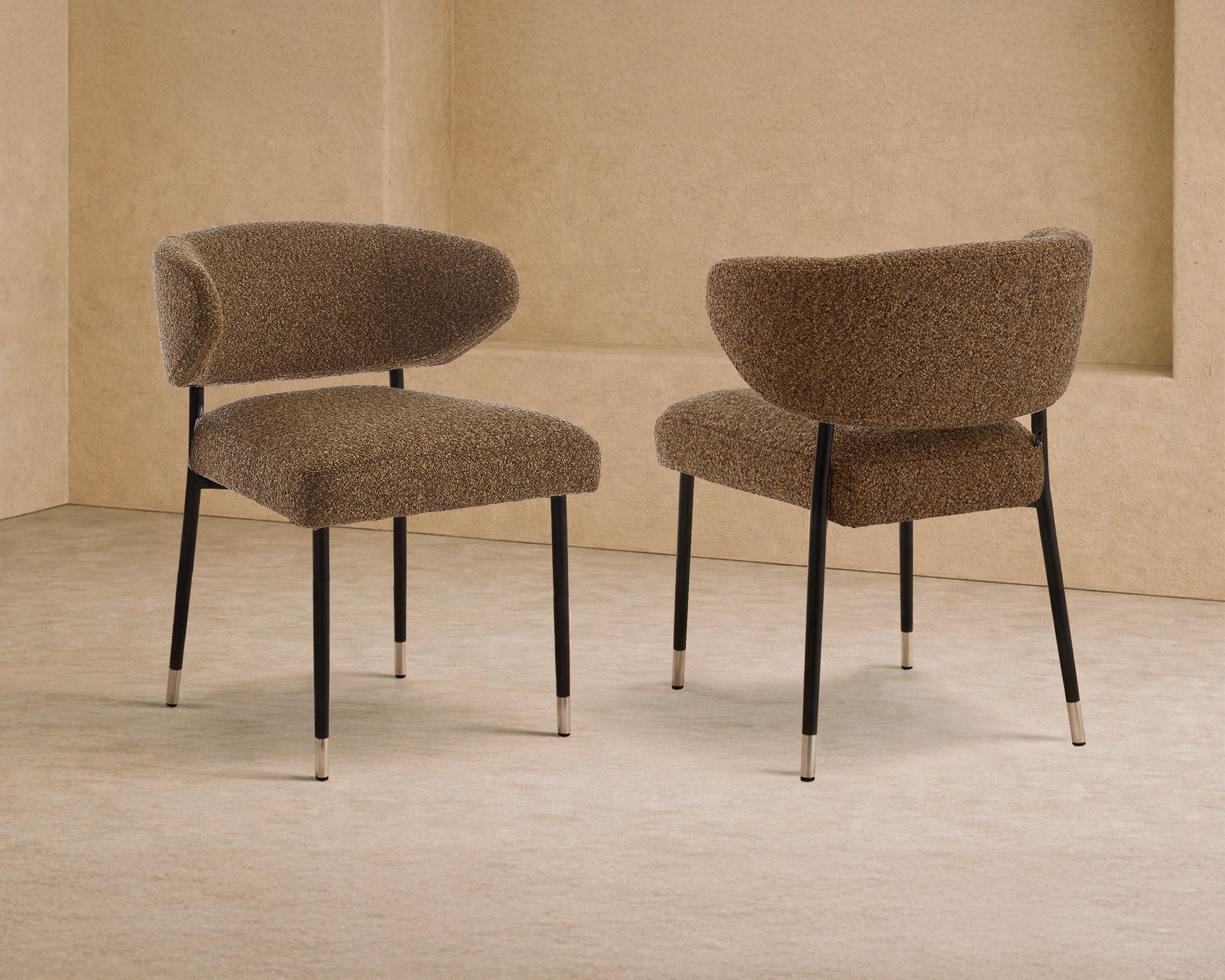 Donna Dining Chair (Set of 2) - Capela Fennel Seed