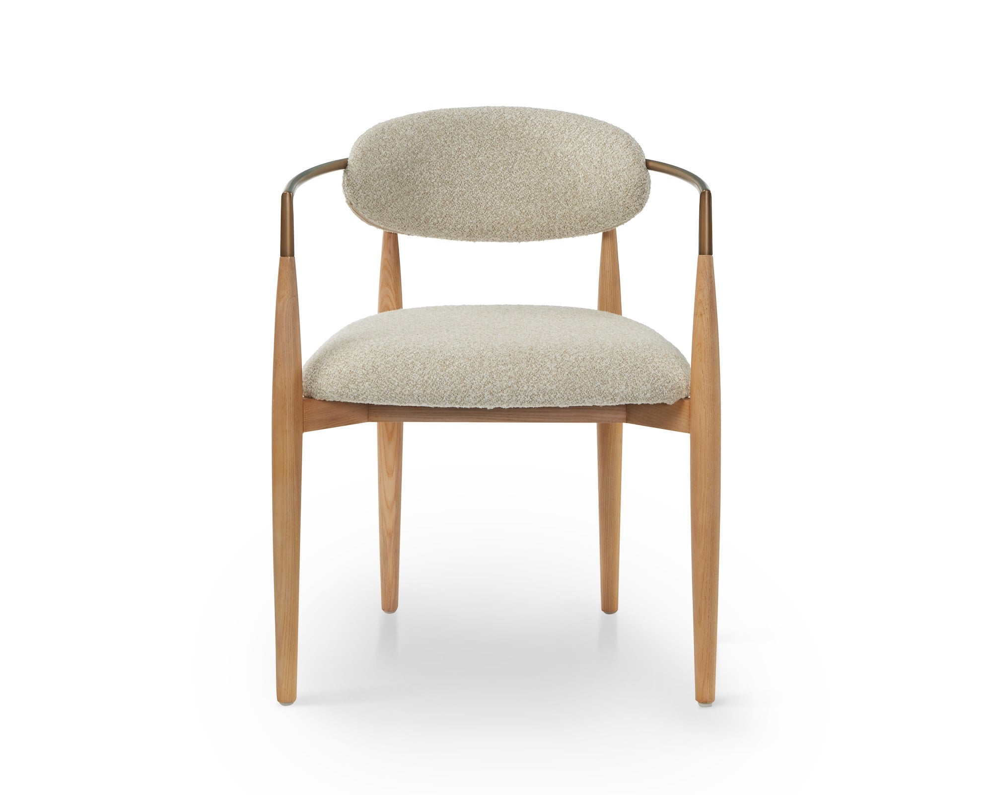 Nivelle Dining Chair - Capella Sand & Brushed Natural Wood