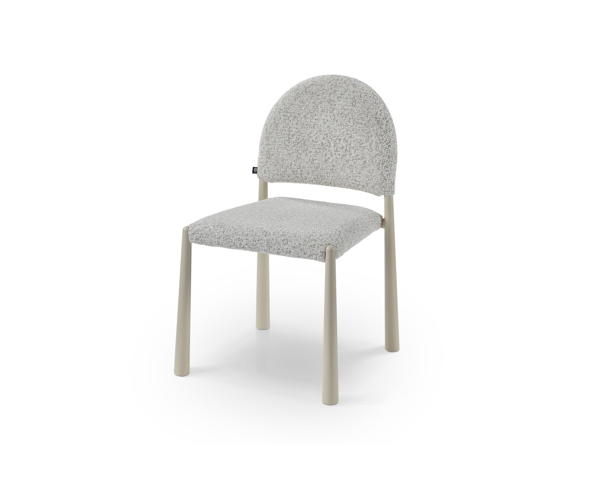 Noma Dining Chair (set of 2) - Ripley Grav & Gloss Ivory
