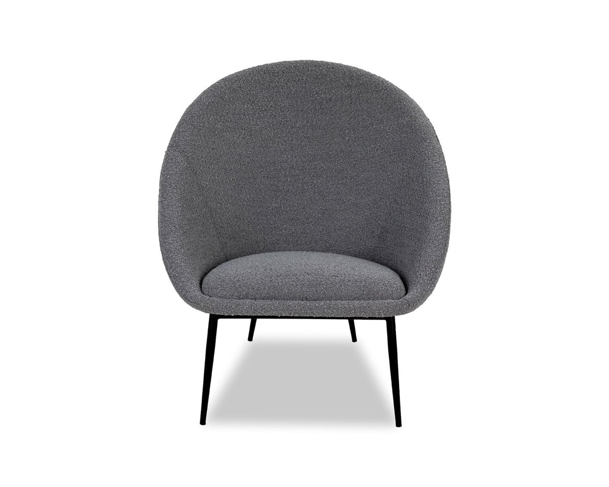 Ovalo Occasional Chair - Boucle Grey