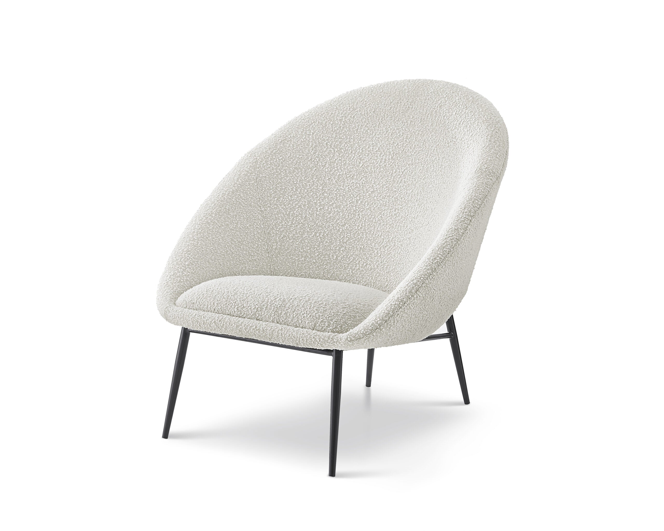 Ovalo Occasional Chair  -  Boucle Sand