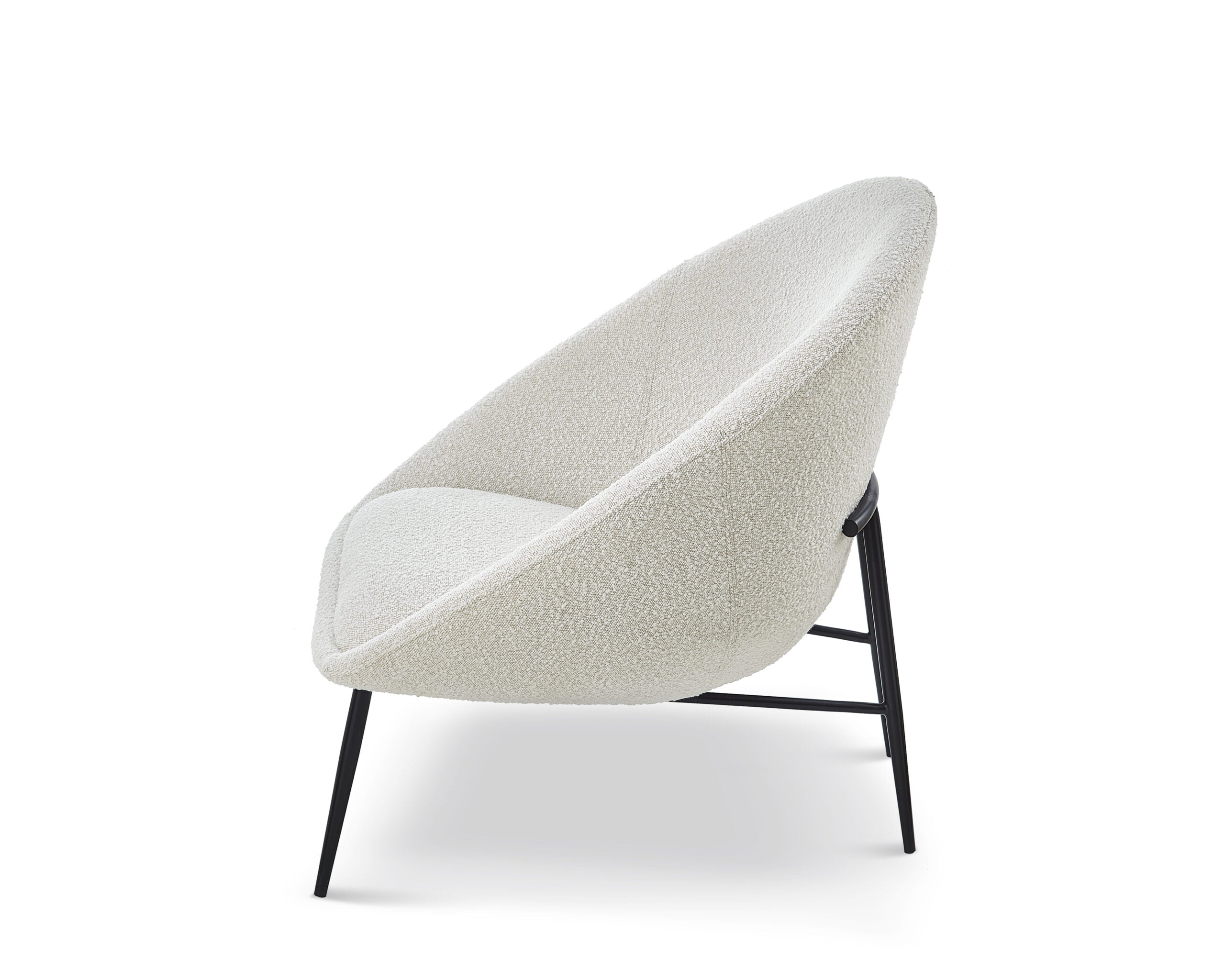 Ovalo Occasional Chair  -  Boucle Sand