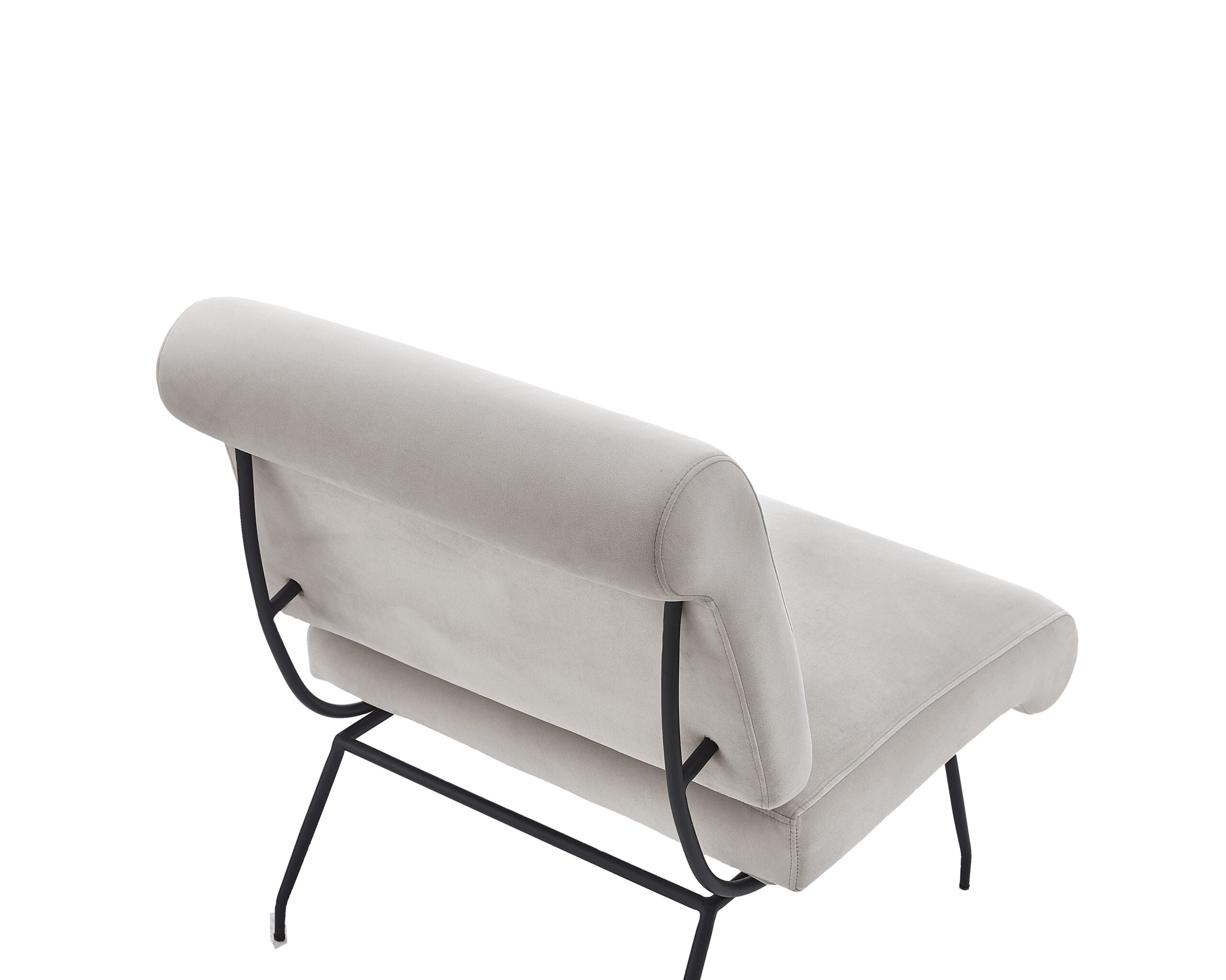 Abacus Occasional Chair  - Gainsborough Ash Grey Velvet