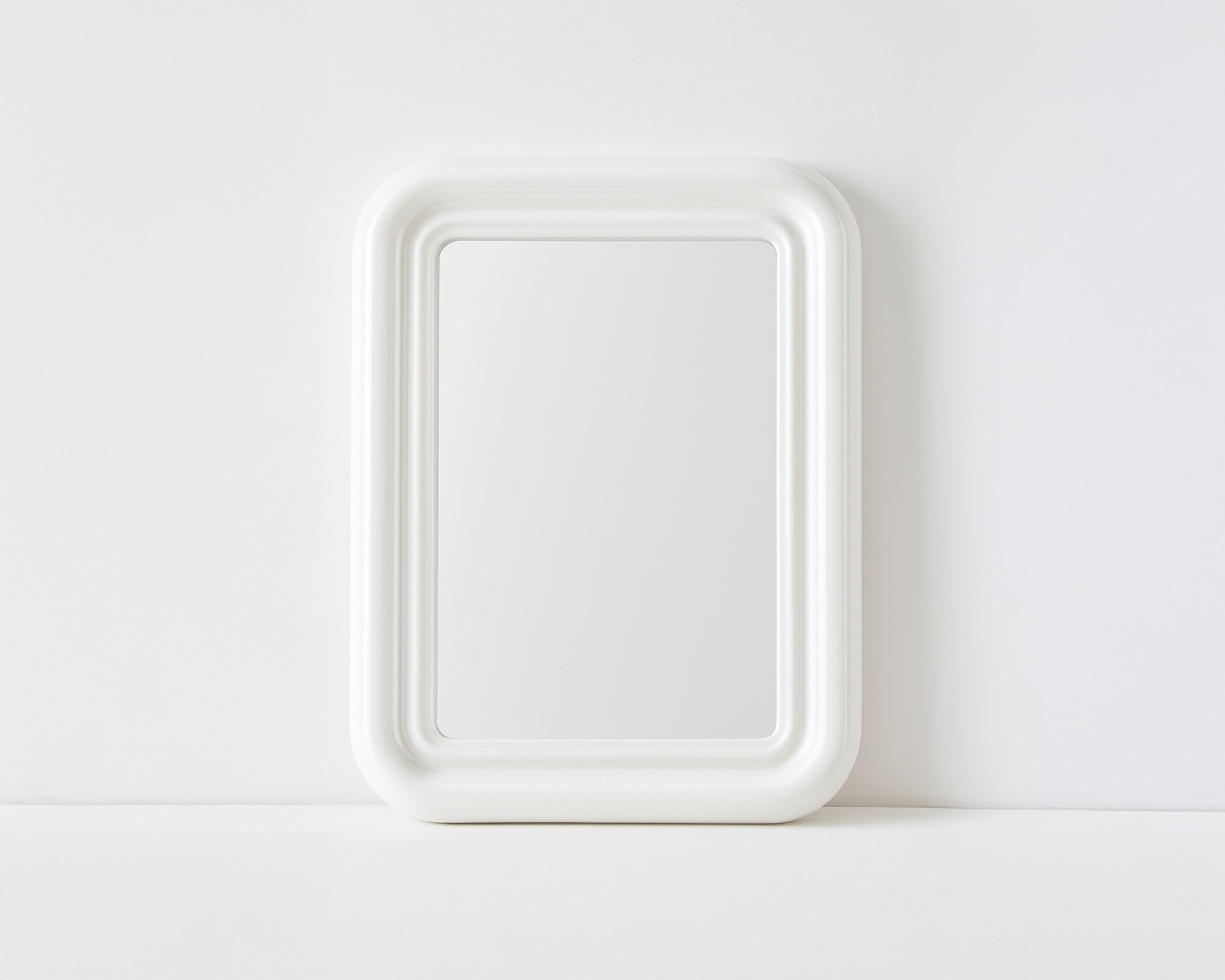 Blup Mirror - High Gloss Ivory