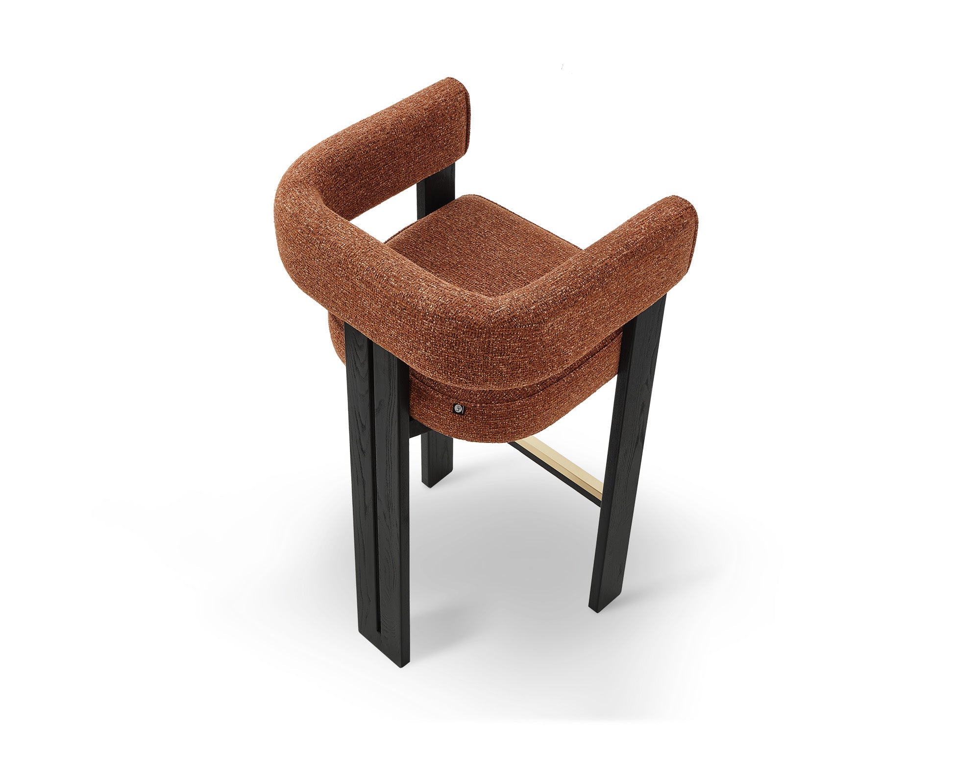 Tilda Bar Stool  -  Bari Chestnut Red