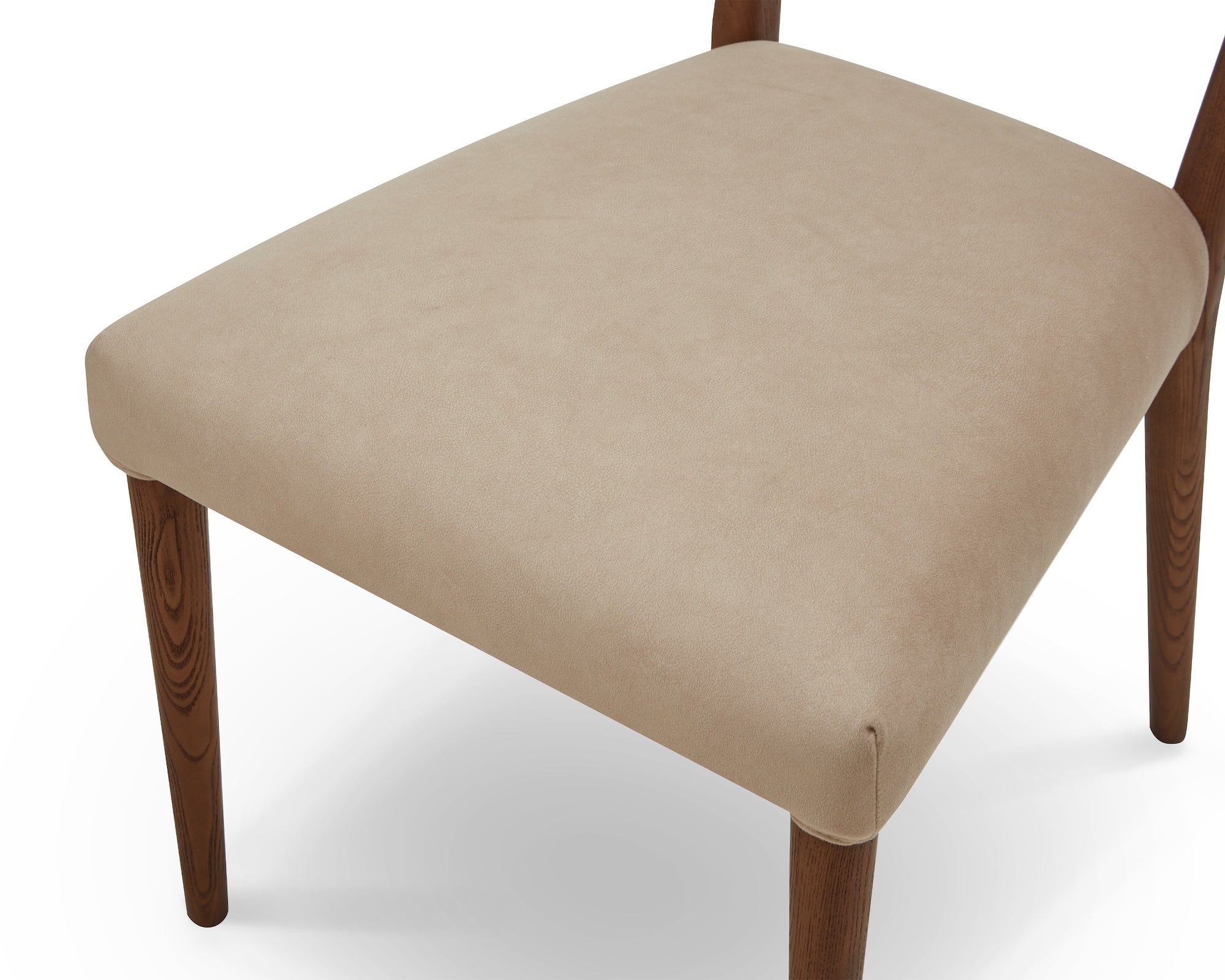 Adelaide Dining Chair -  Hopper Desert & Brushed Brown Wood