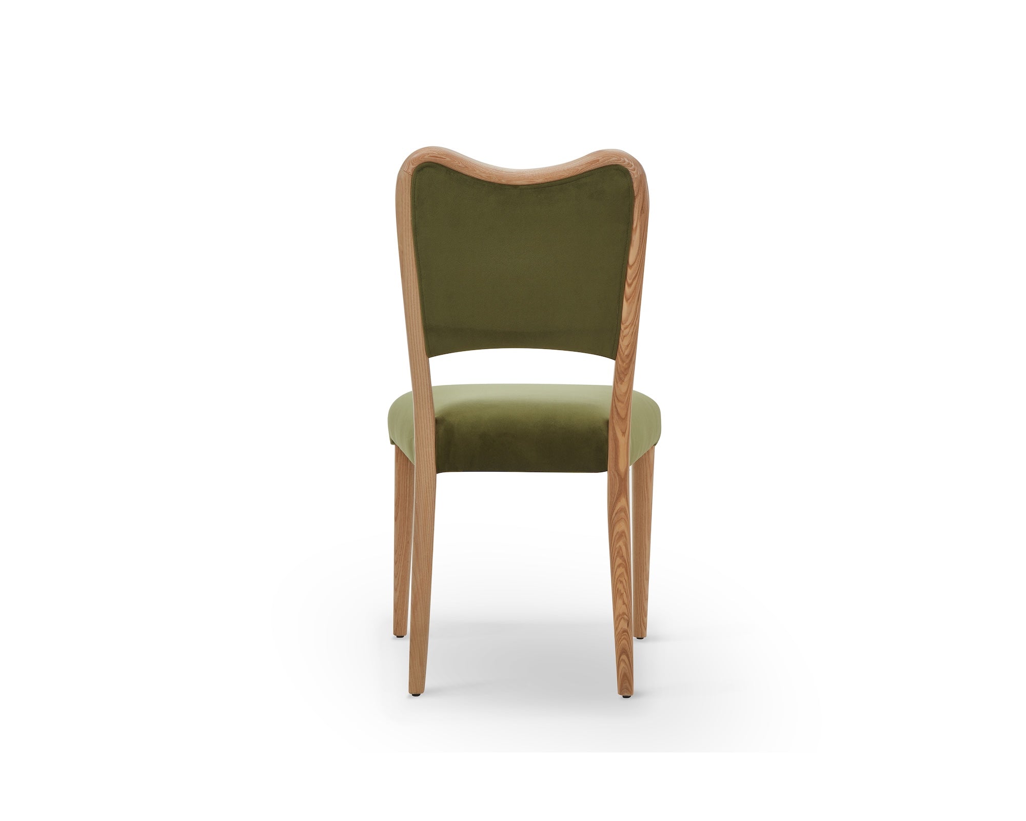 Adelaide Dining Chair - Kaster II Olive & Brushed Natural Wood