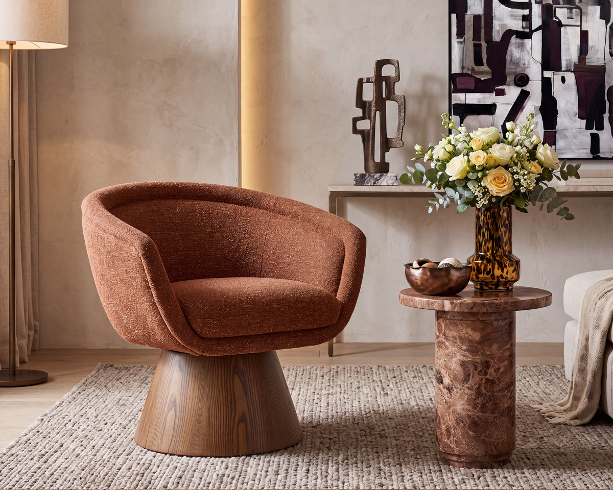 Harriet Occasional Chair - Bari Chestnut Red