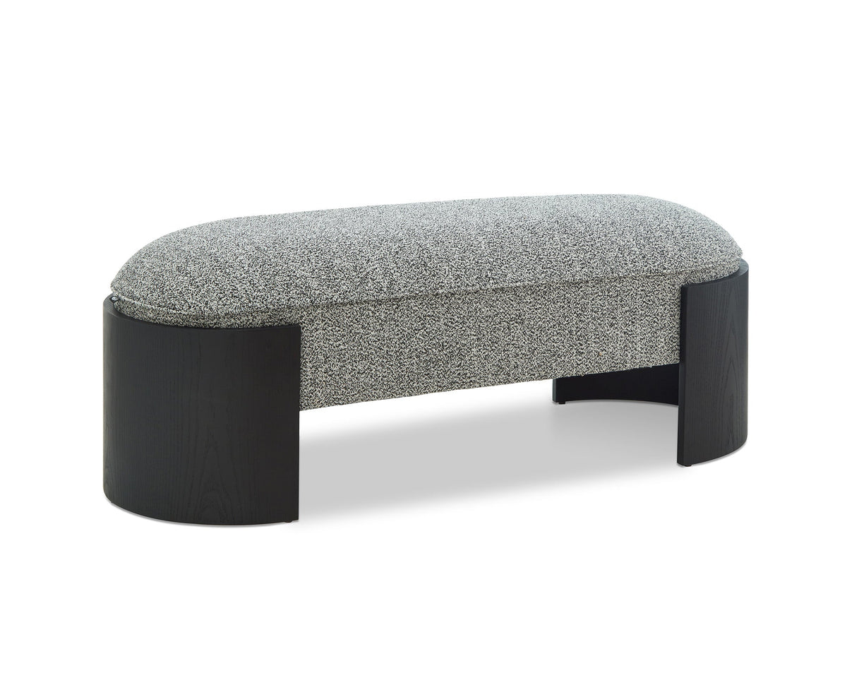 Ed Long Bench  -  Cordoba Speckle Grey