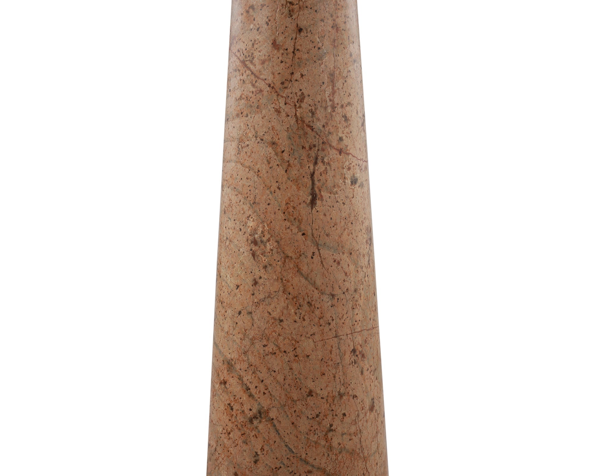 Hermes Side Table - Brown Marble