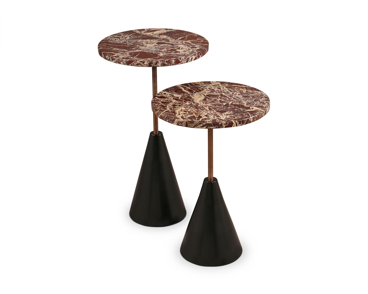 Ethan Side Table (set of 2) - Levante Marble