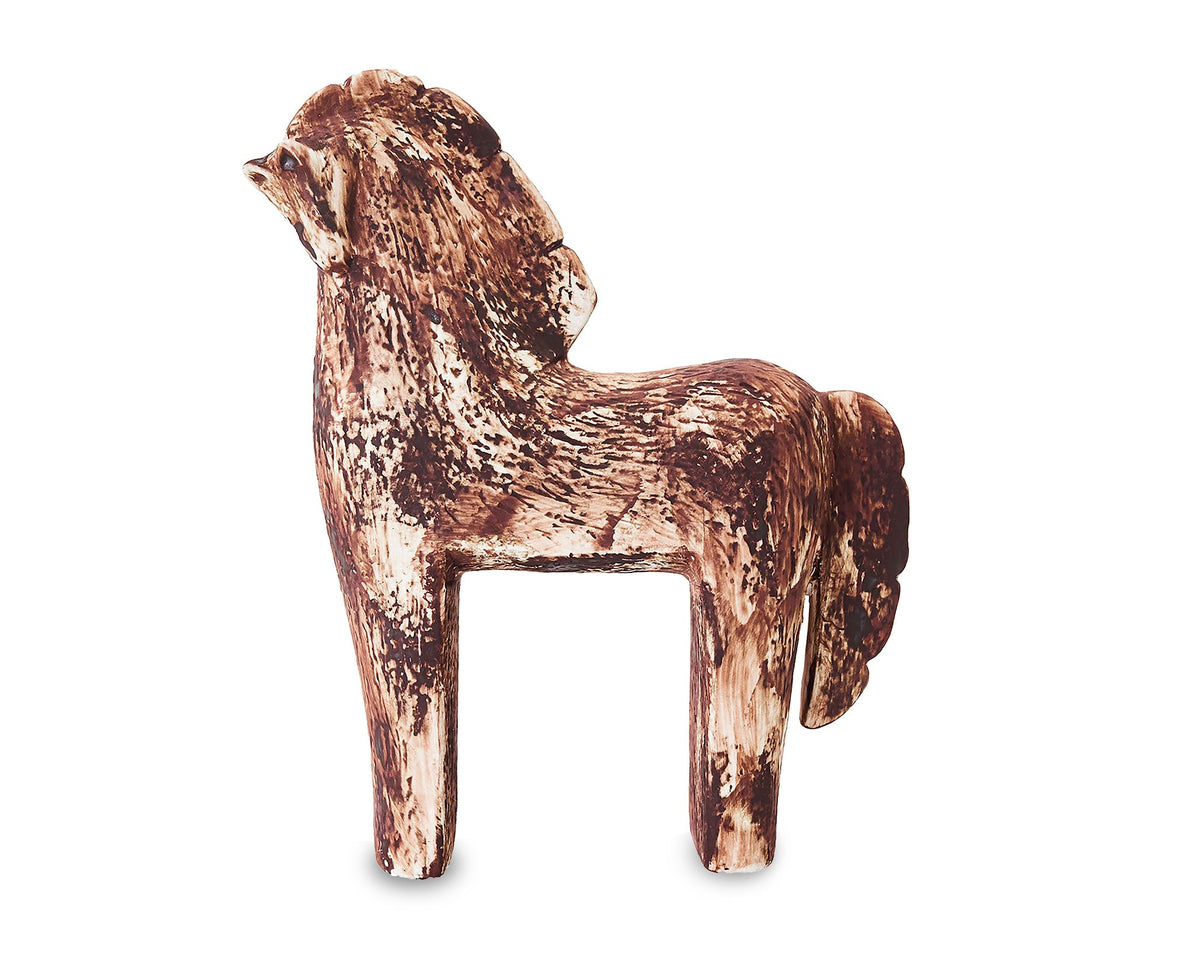 Shetland Ceramic Horse  -  Brown