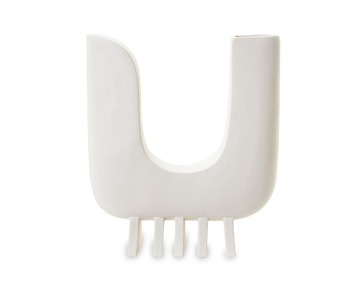Jerico Sculpture  -  White Ceramic