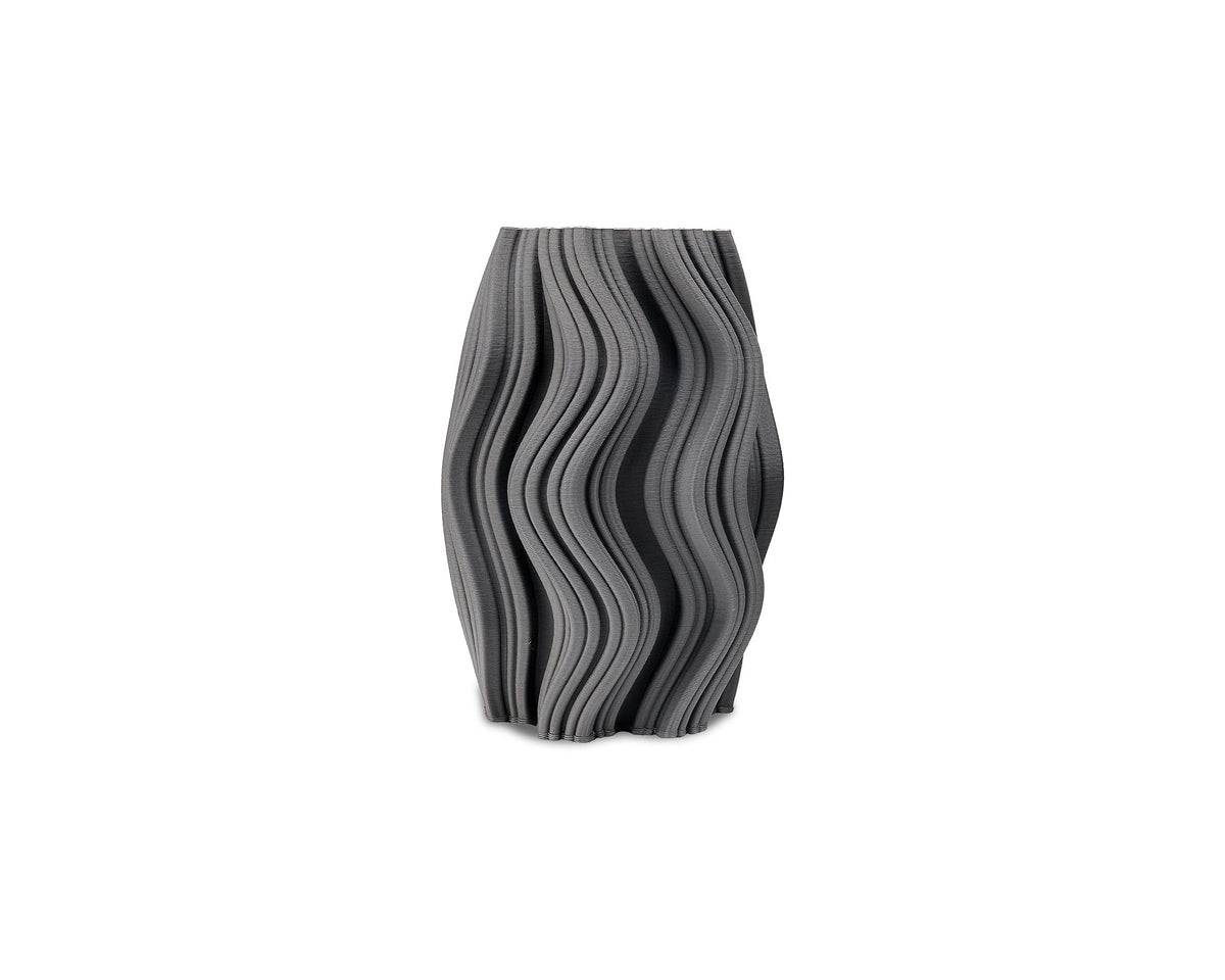 Anthra Ceramic Vase  -  Dark Grey