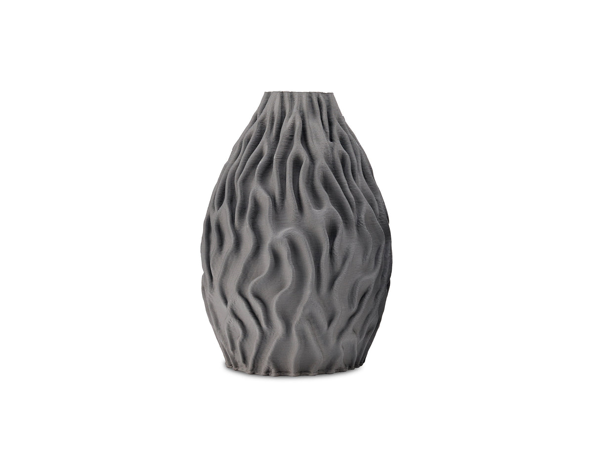 Nara Ceramic Vase  -  Dark Grey