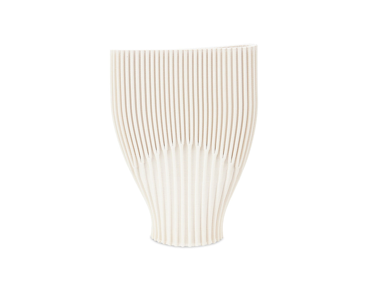 Carreto Ceramic Vase  -  White