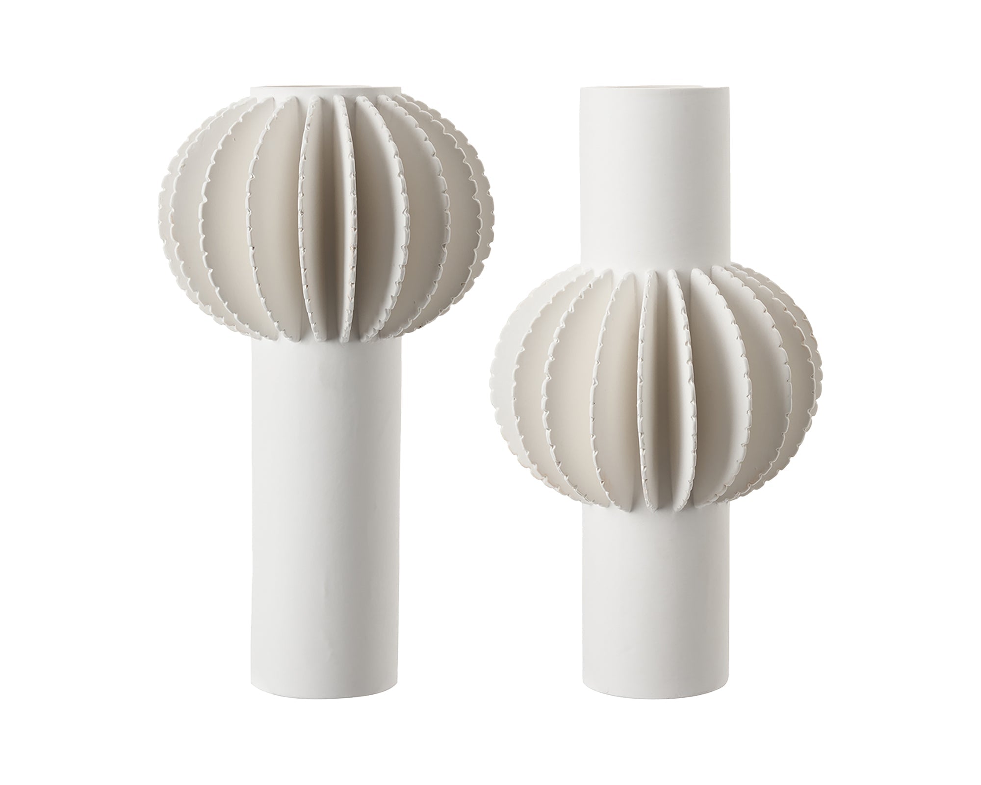 Relia Vase  - White Ceramic