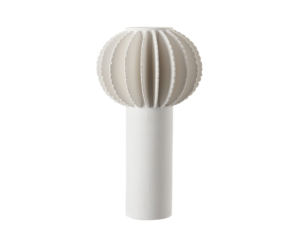 Relia Vase  - White Ceramic