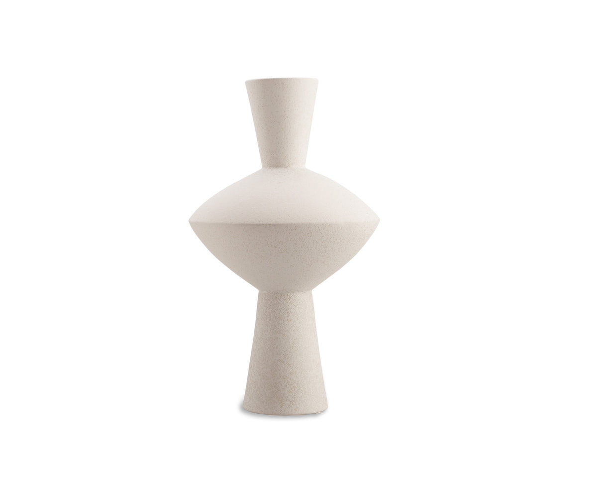 Noema Vase - White Ceramic