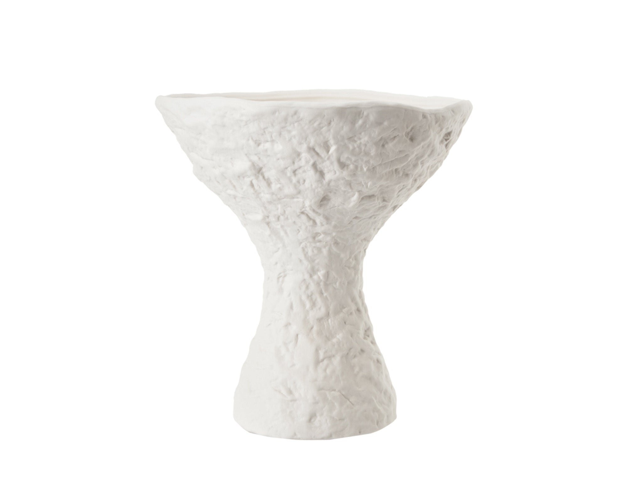 Caela Vase - White Ceramic