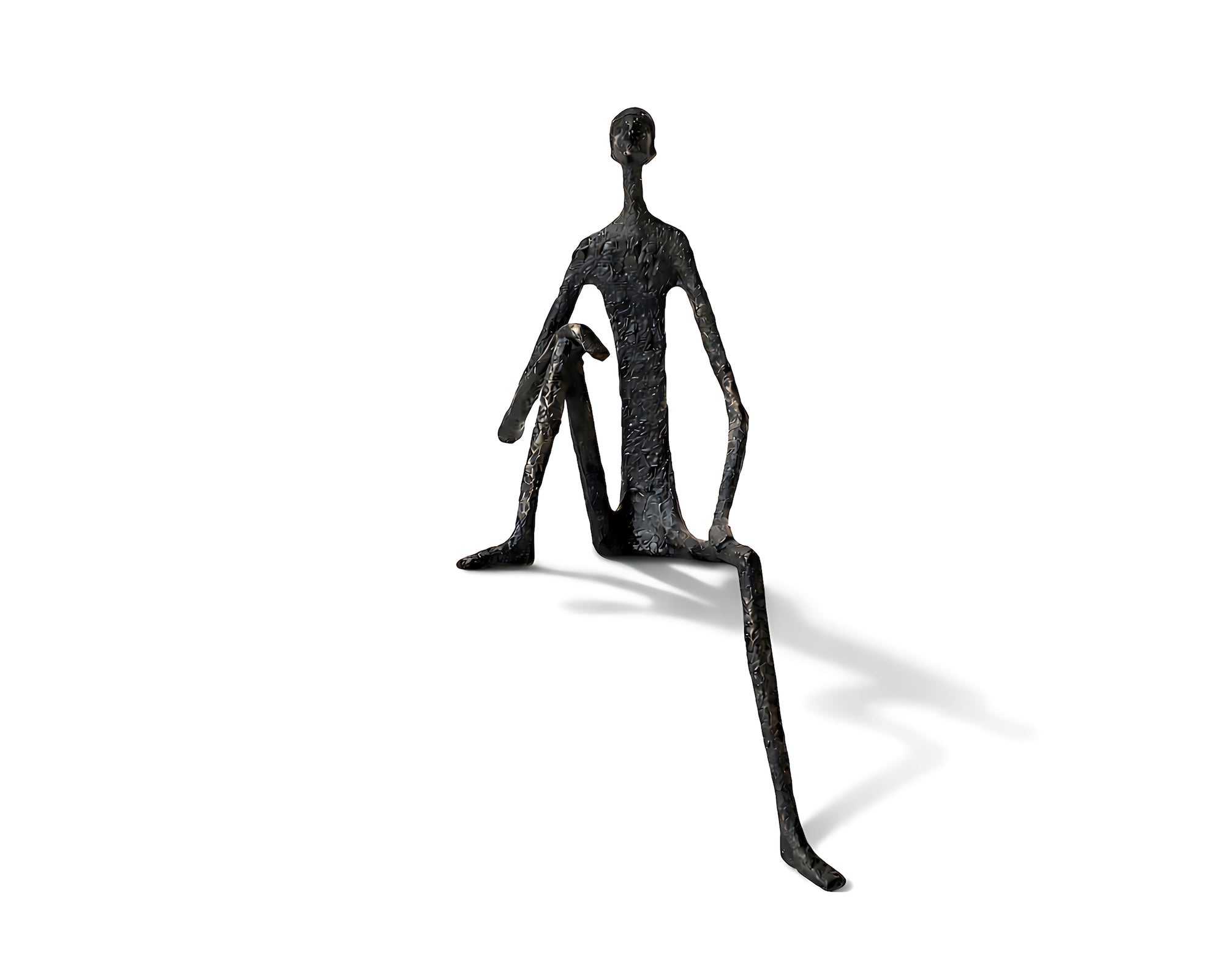 Nerano Sculpture - Black Iron