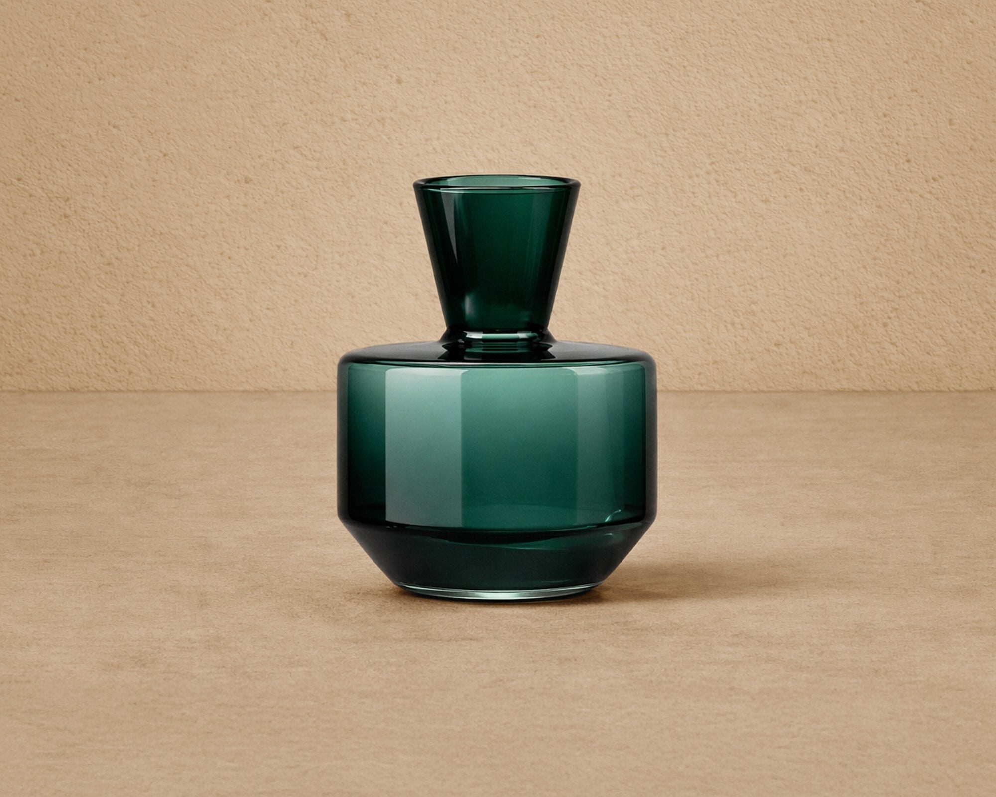 Marenzo Small Vase - Green Glass