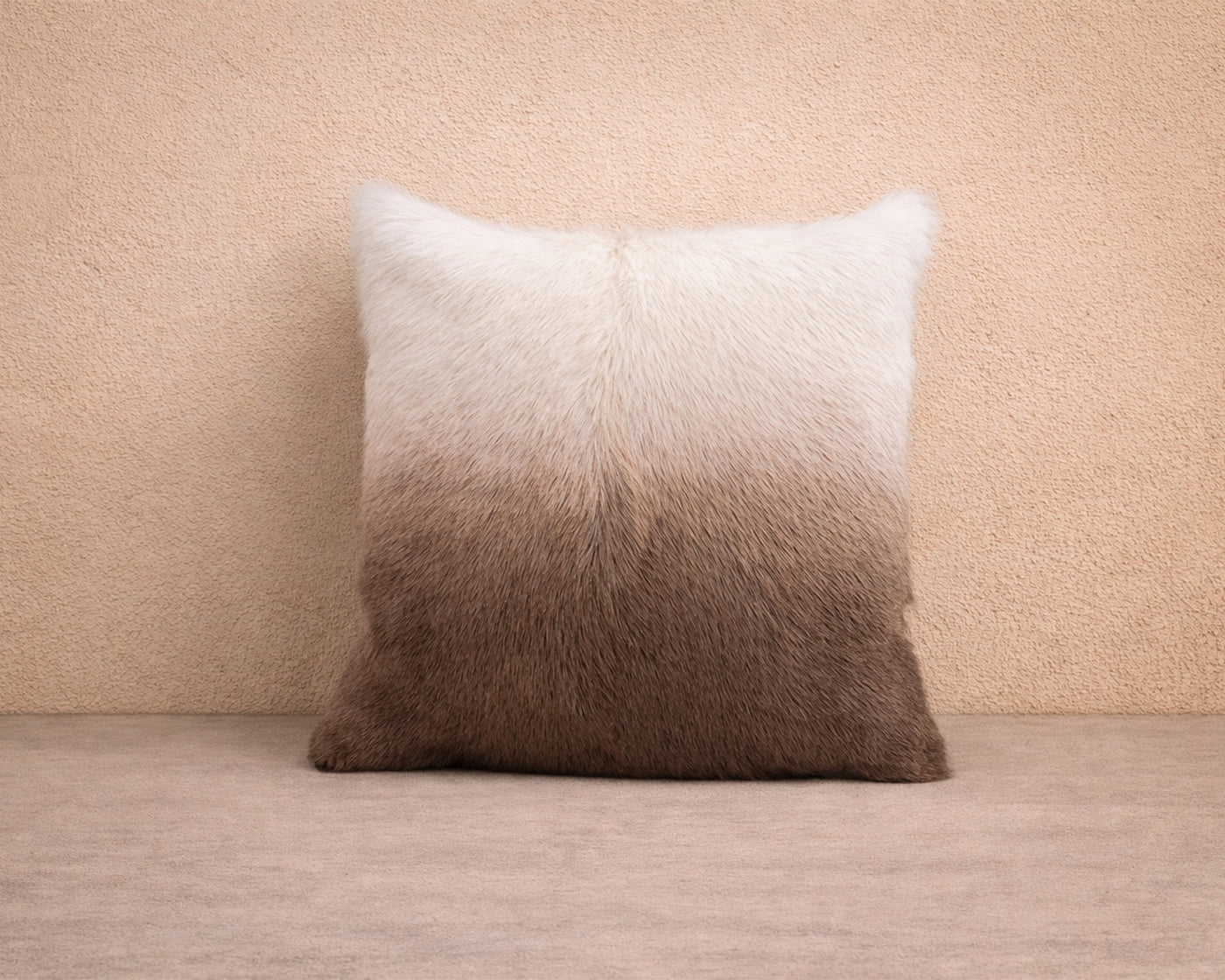 Zarello Pillow - Ivory/Taupe Ombre