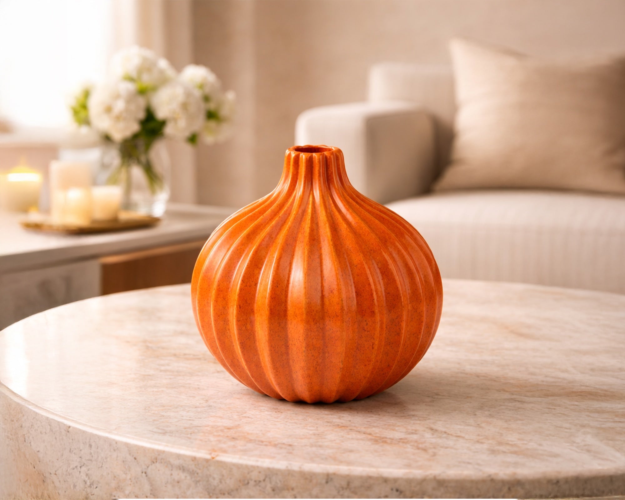 Selvino Vase - Terracotta Glazed Ceramic