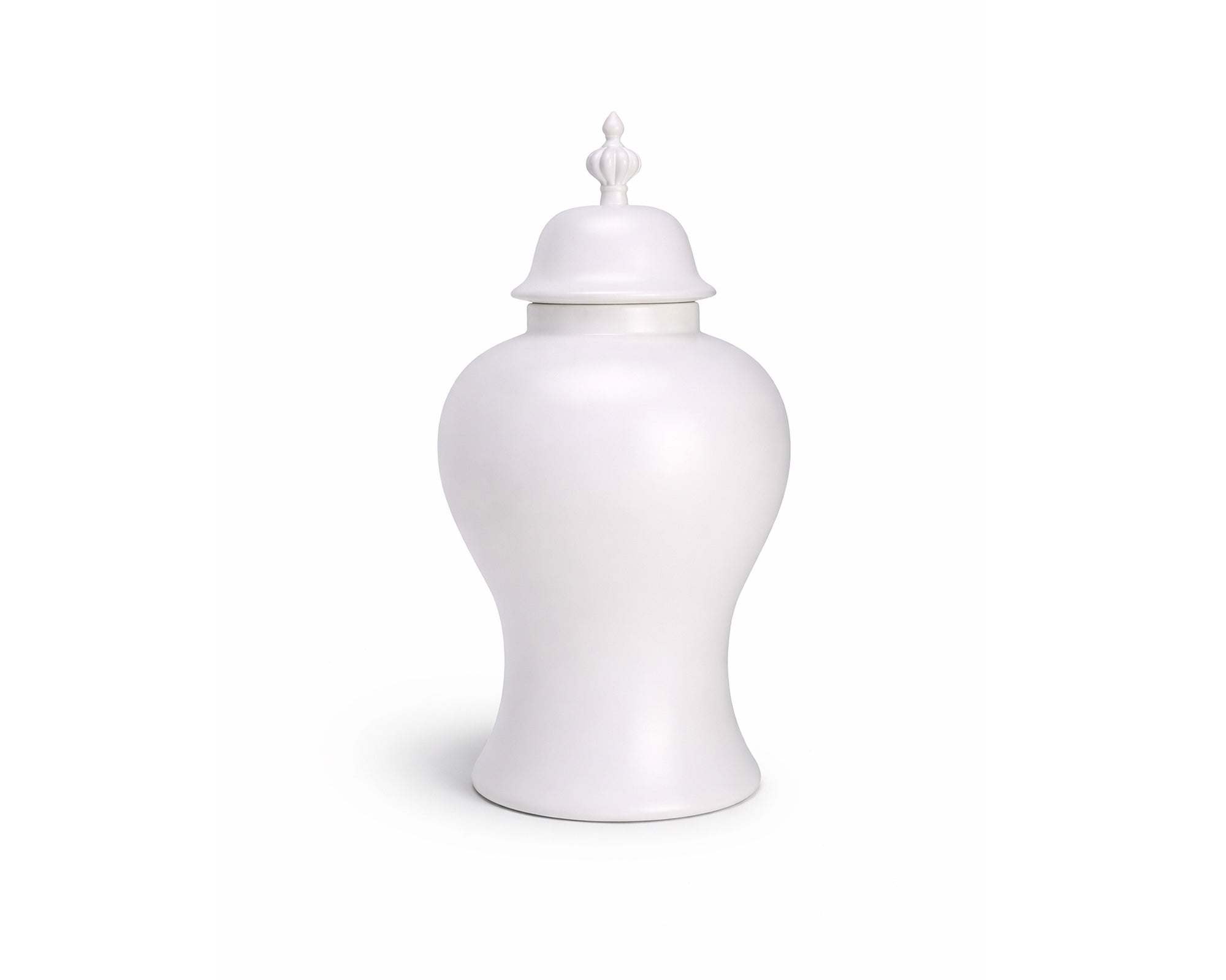 Thaleia Vase - White Satin Ceramic