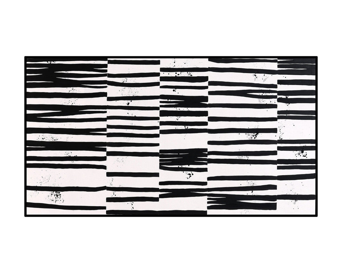 Eidos Oil Painting - Black and White